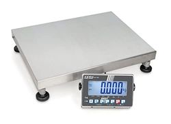 Bilancia a piattaforma, [Kern SXS 300 K 2 m] in acciaio inox di Bilancia a piattaforma, con apparecchio indicatore IP68 in acciaio inox e certificazione di approvazione [M], Portate [Max]: 150 kg/300 kg, Divisione [d]: 50 G/100 G