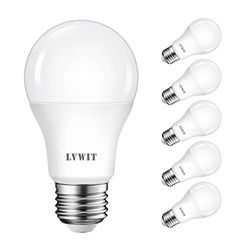 LVWIT Lampadina LED E27, Equivalente Incandescente 75W, Luce Bianca Fredda 6500K, 1055Lm, Consumo Basso, Risparmio Energetico, Non Dimmerabile, Pacco da 6 Pezzi
