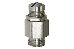 RIEGLER 103927-218.25-ES Mini-valve de purge en acier inoxydable G 1/4, pression de réponse 16 à 32 bar