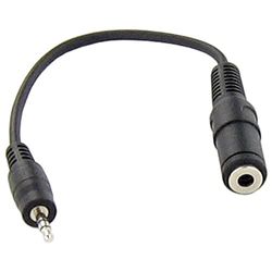 Thomson Adapter Mannelijke Stereo Jack Plug 3,5 mm naar Vrouwelijke Stereo Jack Socket 2,5 mm