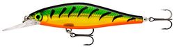 Rapala - Leurre de Pêche Shadow Rap Shad Deep - Matériel de Pêche en Balsa - Leurre Pêche en Eau Douce - Fabriqué en Estonie - Prof de Nage 1.5 - 1.8 m - Taille 9 cm / 12 g - Firetiger