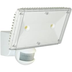 VEMER VE767300 SENSOR 2 LED-spots voor buiten met bewegingsmelder, wandprojector met sensor 13 W (2 x 13 W), IP55, wit