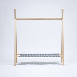 the good wood by PLASTIMYR kapstok, ezel, kinderkleding, hout, 91 x 35 x 104 cm