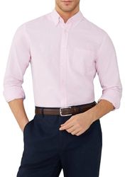 Hackett London Camisa con cinturón de paracaídas para hombre, rosa (College Pink), L