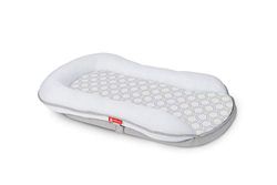 Motorola Comfort Cloud - Moniteur intelligent de sommeil et de respiration + Co-Sleeper - Hubble Connected - Alarme instantanée - Design sans sangle -Couverture amovible - Blanc