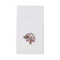 Avanti Linens Serviette de Jardin Motif Papillons Blanc