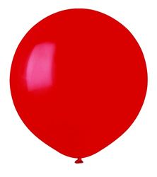 Pack 25 balloons in natural latex Premium Quality G150 (Ø 48cm / 19"), red