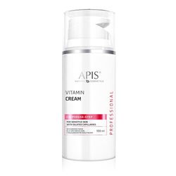 APIS COUPEROSE-STOP Crema vitaminica per pelli sensibili con problemi di couperose con vitamina C, ginko, ceramidi e acido ialuronico | Allevia la sensazione