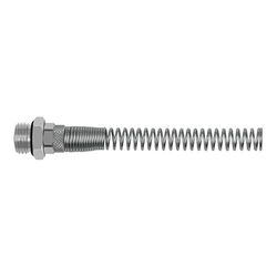 Raccord droit à visser - Ressort anti-torsion G 1/4 A - Pour tuyau 10/8 mm SW 16 - Pression de travail max. 18 bar - Laiton