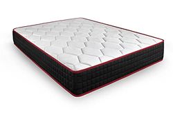 HOGAR24 Colchão viscoelástico reversível com memória fresca 3D - 105 x 190 cm