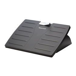 Fellowes Office Suites Foot Rest for Under Desk - Ergonomic Foot Support with Antibacterial Microban Technology for Office & Home Use - Black