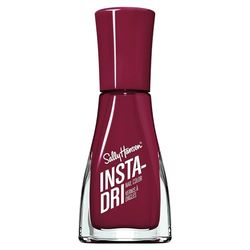 Sally Hansen Insta Dri verniz de unhas, vermelho (423 Just in Wine), 2 unidades (2 x 9 ml)
