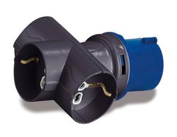 Adaptador SP CEE 2PT Pr 3 x 2PT + SK Rosi [Rosi]