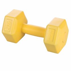 GALILEO Manubrio fitness 2 Kg, giallo, FitLover