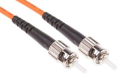 RS PRO Cavo in fibra ottica 3 m Multi Mode Orange ST ST 62.5/125μm