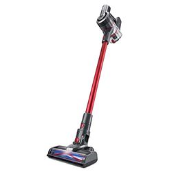 Ufesa AE4829 Valley Aspirador Escoba Sin Cable, Autonomía 40 min, Batería Litio 29.6V, 2 Velocidades, Cepillo Motorizado, Cuerpo Desmontable, Sistema Ciclónico, LEDs, Rojo/Negro