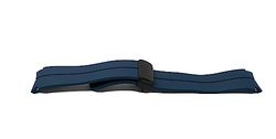 System-S Bracelet 20mm en Silicone pour Samsung Galaxy Watch 5 4 Smartwatch Bleu, bleu foncé, Eine Grösse