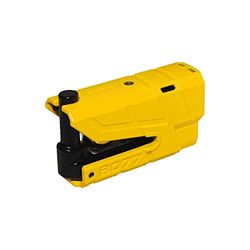 Abus 78611-2 - Bloqueador de disco de alarme para moto, homologado SRA, amarelo