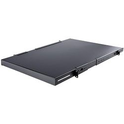 StarTech.com Ripiano 1U per armadio rack 19", Robusta Mensola Universale per amadio server rack 19 pollici con profondità di montaggio regolabile da 49,5 a 97,4cm, Capacità 150 kg (ADJSHELFHD)