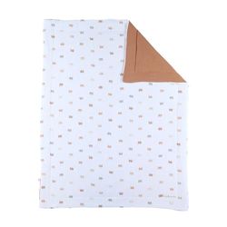 NOUKIE'S - Mousseline deken - Mix & Match - olifant - 75 x 100 cm
