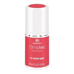 alessandro Striplac Peel or Soak Vermelho de unhas LED em rosa fresco, para unhas perfeitas em 15 minutos, 8 ml