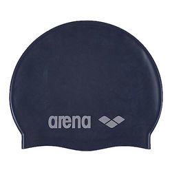 Arena Barn Unisex Badmössa av Silikon, Denim/Silver, Standard