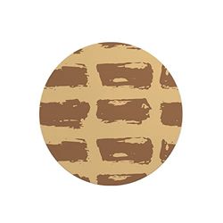 Questo Casa, Round Digital Printed Mouse Pad, Non-Slip Base, for Office and Home, Diameter:22cm