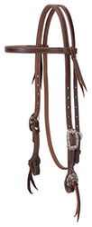 Weaver Leather Work Jw B/BND Hdstl Working Tack-Diadema Recta con herrajes Florales, Unisex, 1 Count (Pack of 1)
