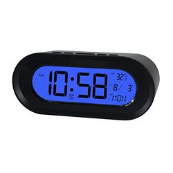 Elbe RD700N väckarklocka med termometer och kalender