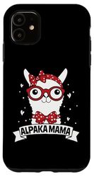 Coque pour iPhone 11 T-shirt humoristique avec inscription « Alpaca Mum »