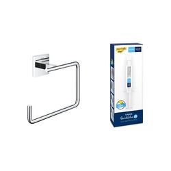 Lote GROHE Start Cube QuickFix - Toallero individual en cromo con Adhesivo QuickGlue A1