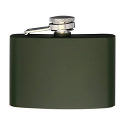 heupfles, roestvrij staal, groen, 4 oz