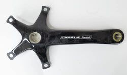 Campagnolo Unisex Chorus Carbon 10s fyrkantig avsmalnande drivsida vevarm, svart, 172,5 mm