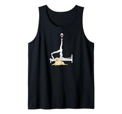 Pilates vino Reformer Pilates con Labrador Retriever giallo Canotta