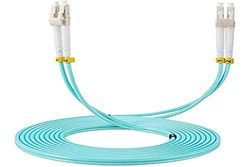 Elfcam® - Cavo in fibra ottica LC/UPC a LC/UPC, OM3 multimodale duplex 50/125um LSZH (7m)