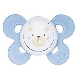 Chicco Physio Comfort Chupeta de silicone para 0-6 meses, cor azul