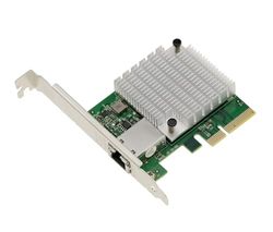KALEA-INFORMATIQUE Carte contrôleur réseau PCIe 4.0 10 Gigabit ethernet 1 Port RJ45 10G avec chipset AQUANTIA AQC113C-B1. Low et High Profile
