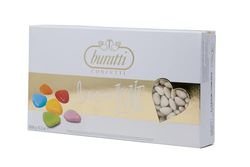 Buratti Confetti Confettis au Chocolat Avec Mini Coeurs Ivoire 1 Kg