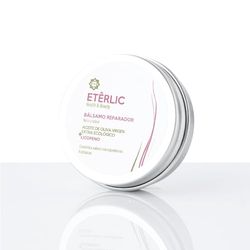Eterlic Bálsamo Labial Ecológico - Bálsamo Reparador Hidratante con Aceite de Oliva Virgen Extra y Manteca de Cacao, para una Hidratación Intensiva y Protección de Labios Secos o Agrietados.