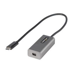 StarTech.com Adaptador USB C a Mini DisplayPort - Convertidor de Vídeo USB Tipo C a mDP/Mini DP a 4K 60Hz - Compatible con Thunderbolt 3 - Cable de 30cm - Versión Mejorada de CDP2MDP (CDP2MDPEC)