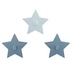 Roba Wandhaak 'Little Stars' met sterrenmotief, wandgarderobe & decoratie voor baby- & kinderkamer