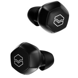 V-Moda Auriculares inalámbricos Hexamove Lite - Controla el Audio, responde Llamadas y accede a asistentes de Voz (Negro)