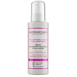 Kerargan - Sérum Capillaire Volumisant à la Biotine & Collagène - Pour Cheveux Fins, Plats, Ternes - Brillance et Fortification - Sans Sulfate, OGM, Huile Minérale - 100ml