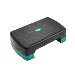 Yes4All BVGZ Aerobic Step Platform with Adjustable Risers for Home Gym Fitness Workout - Neo Green