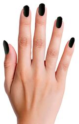 FIESTAS GUIRCA | Ongles Postiches Noirs pour Costumes (Blister de 12 Ongles) - Accessoire de Maquillage pour Halloween, Carnaval, Fêtes de Costumes de Sorcières et Vampires
