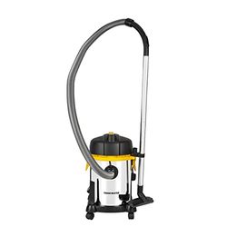 TOUGH MASTER Wet & Dry Industrial Vacuum Cleaner 18L Workshop Dust Extractor for Multi-Surfaces HEPA Filter 1200W Power with Blower Function & Automatically Prevents Clogging 5M Cable