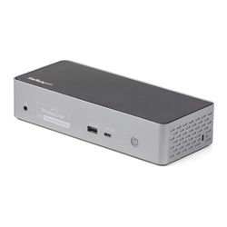 StarTech.com Mini Docking Station USB-C, Replicador de Puertos para 4 Monitores DisplayPort y HDMI 4K 60Hz, con PD de 100W, Hub Ladrón USB con 3x USB-A y 1x USBC, Red Ethernet, Audio (DK31C4DPPDUE)