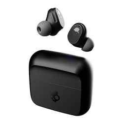 Skullcandy Mod Auriculares In-Ear Inalámbricos, 34 h de Autonomía, Micrófono, Compatibles con iPhone Android y Dispositivos Bluetooth - Negro