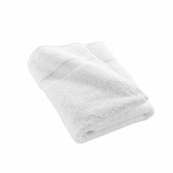 Douceur d'Intérieur, Drap de Douche (70 x 130 cm) Elegance Blanc, 100% Coton Uni