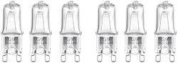 MSC 3 x 40W G9 Halogen Oven Bulbs - Suitable for Oven, Salt Lamp, Lava Lamp - Dimmable, Compatible with Zanussi, AEG, Stoves - Warm White, 230V (3000K, 3 pc, 40W)